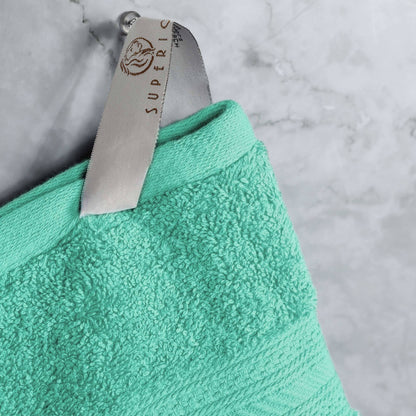 Superior 6-piece Plush Long Staple Combed Cotton Towel Set