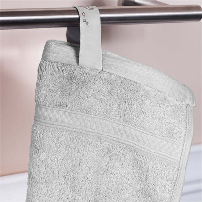 Superior 8 Piece Bath Towel Set, Rayon From Bamboo and Cotton