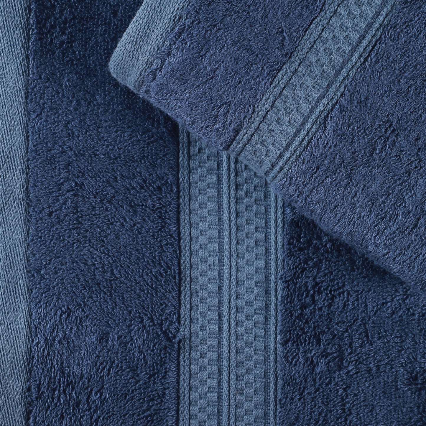 Superior 8 Piece Bath Towel Set, Rayon From Bamboo and Cotton