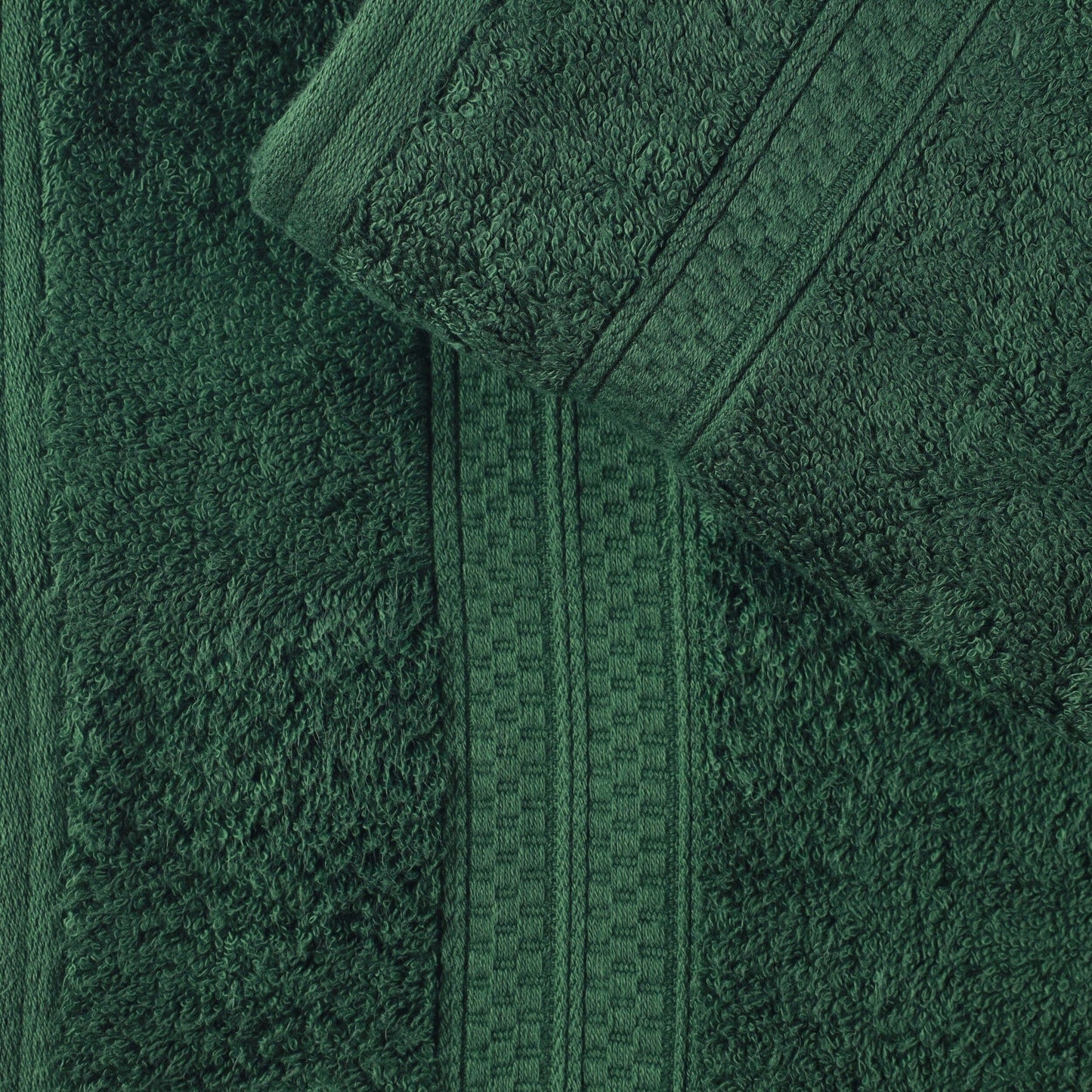 Superior 8 Piece Bath Towel Set, Rayon From Bamboo and Cotton