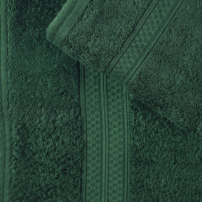 Superior 8 Piece Bath Towel Set, Rayon From Bamboo and Cotton