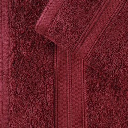 Superior 8 Piece Bath Towel Set, Rayon From Bamboo and Cotton