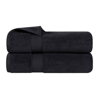 Superior Absorbent Zero Twist Cotton Bath Towel (Set of 2)