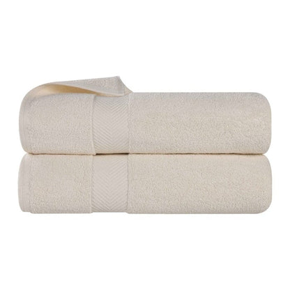 Superior Absorbent Zero Twist Cotton Bath Towel (Set of 2)