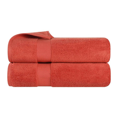 Superior Absorbent Zero Twist Cotton Bath Towel (Set of 2)