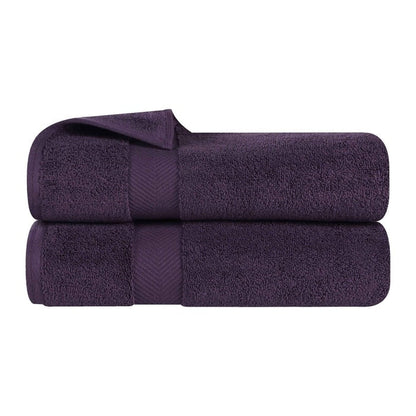 Superior Absorbent Zero Twist Cotton Bath Towel (Set of 2)