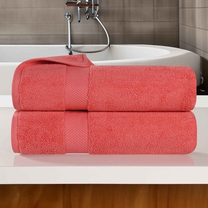 Superior Absorbent Zero Twist Cotton Bath Towel (Set of 2)