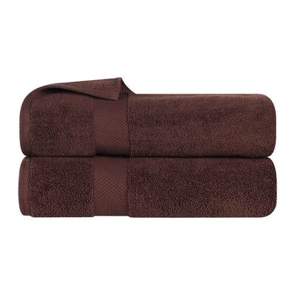 Superior Absorbent Zero Twist Cotton Bath Towel (Set of 2)