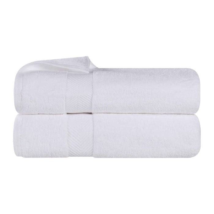 Superior Absorbent Zero Twist Cotton Bath Towel (Set of 2)