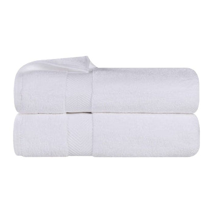 Superior Absorbent Zero Twist Cotton Bath Towel (Set of 2)