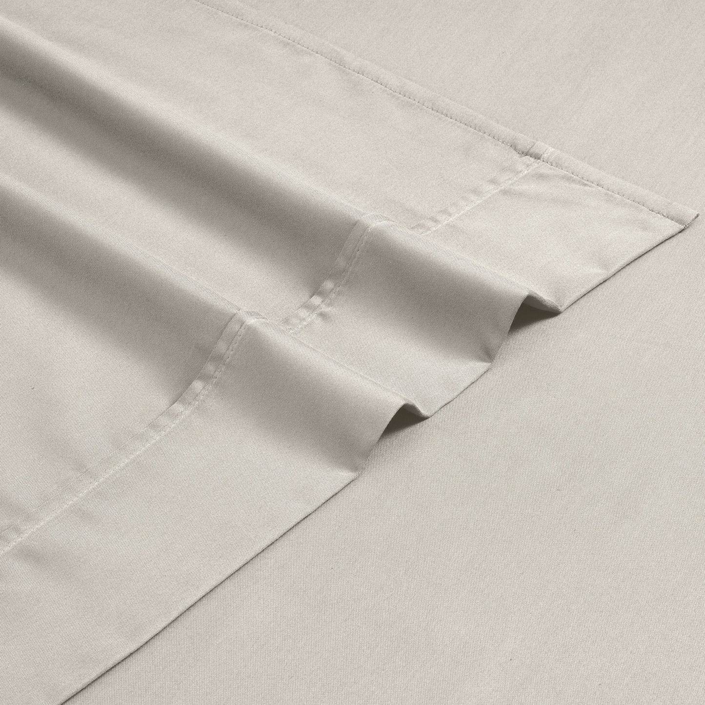 Superior Cotton Blend 1200 Thread Count Solid Deep Pocket Bed Sheet Set