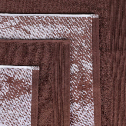 Superior Cotton Quick-Drying Solid and Marble 10 Piece Towel Set