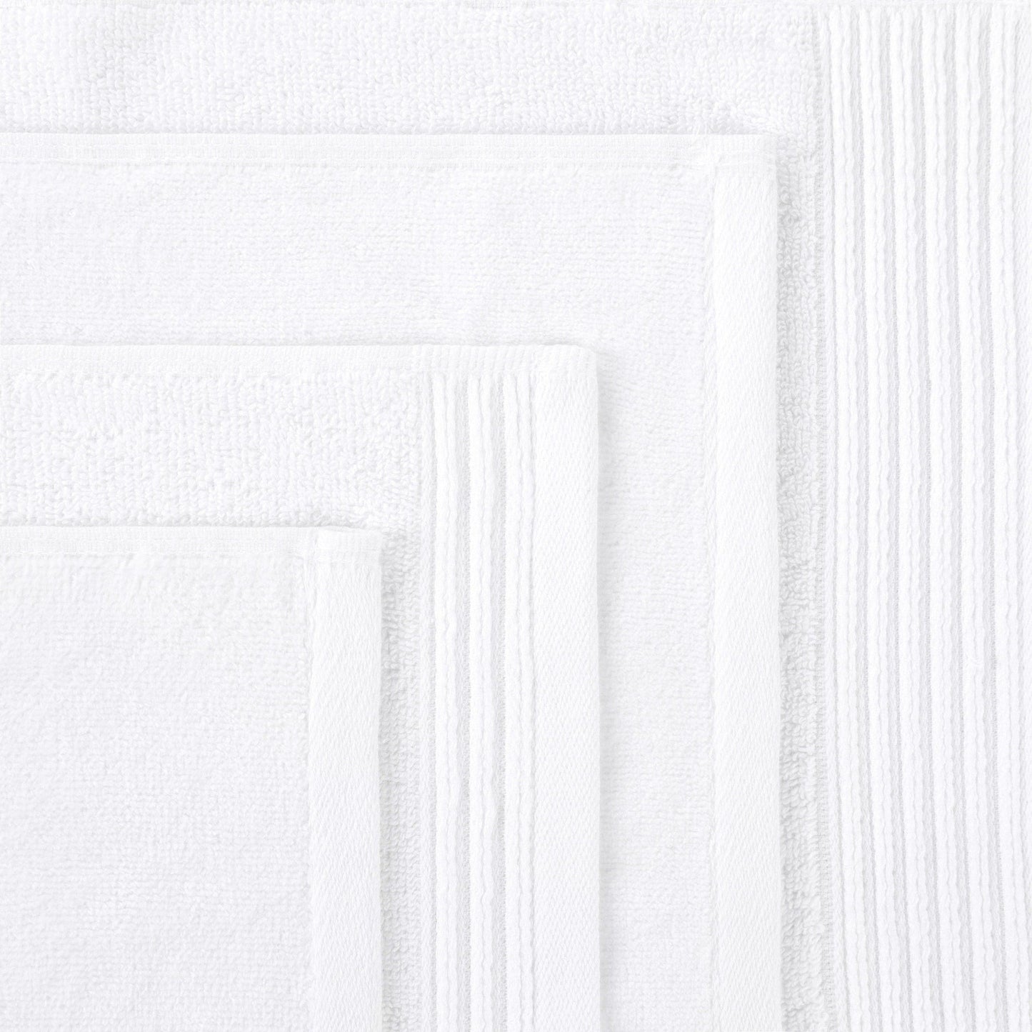 Superior Cotton Quick-Drying Solid and Marble 10 Piece Towel Set