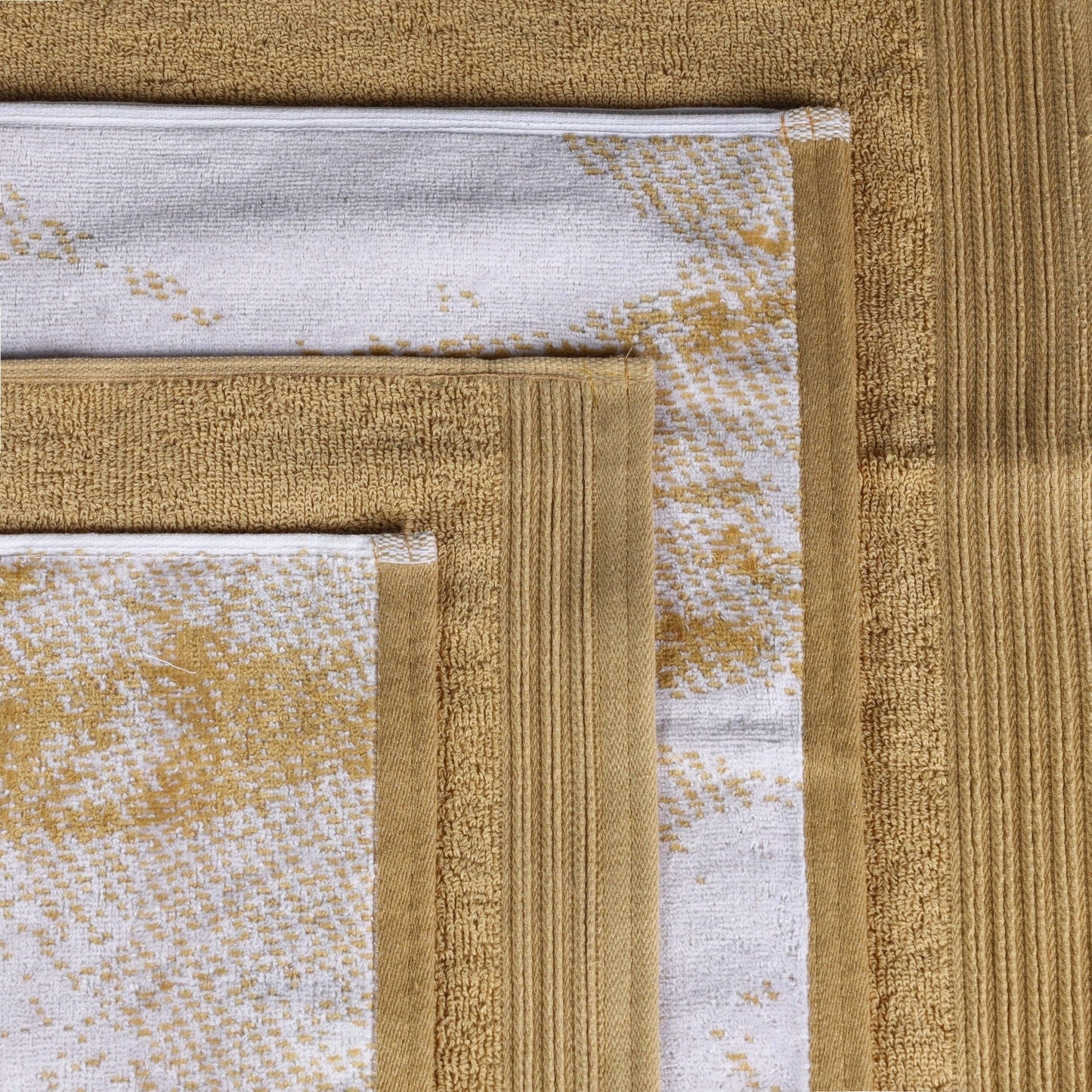 Superior Cotton Quick-Drying Solid and Marble 10 Piece Towel Set