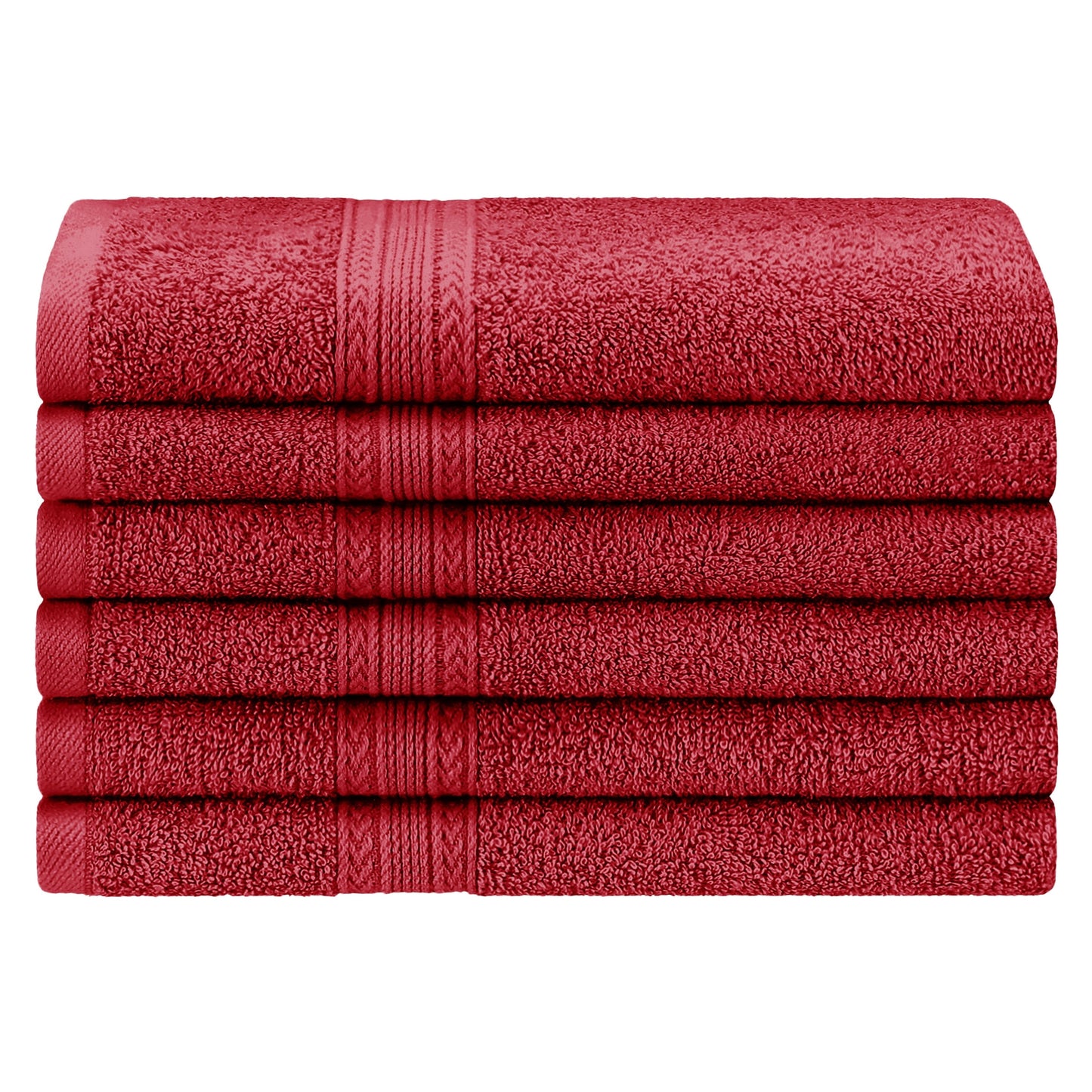 Superior Eco Friendly Cotton Soft and Absorbent Hand Towel - (Set of 6)