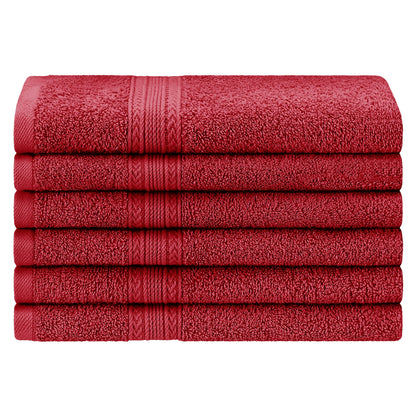 Superior Eco Friendly Cotton Soft and Absorbent Hand Towel - (Set of 6)