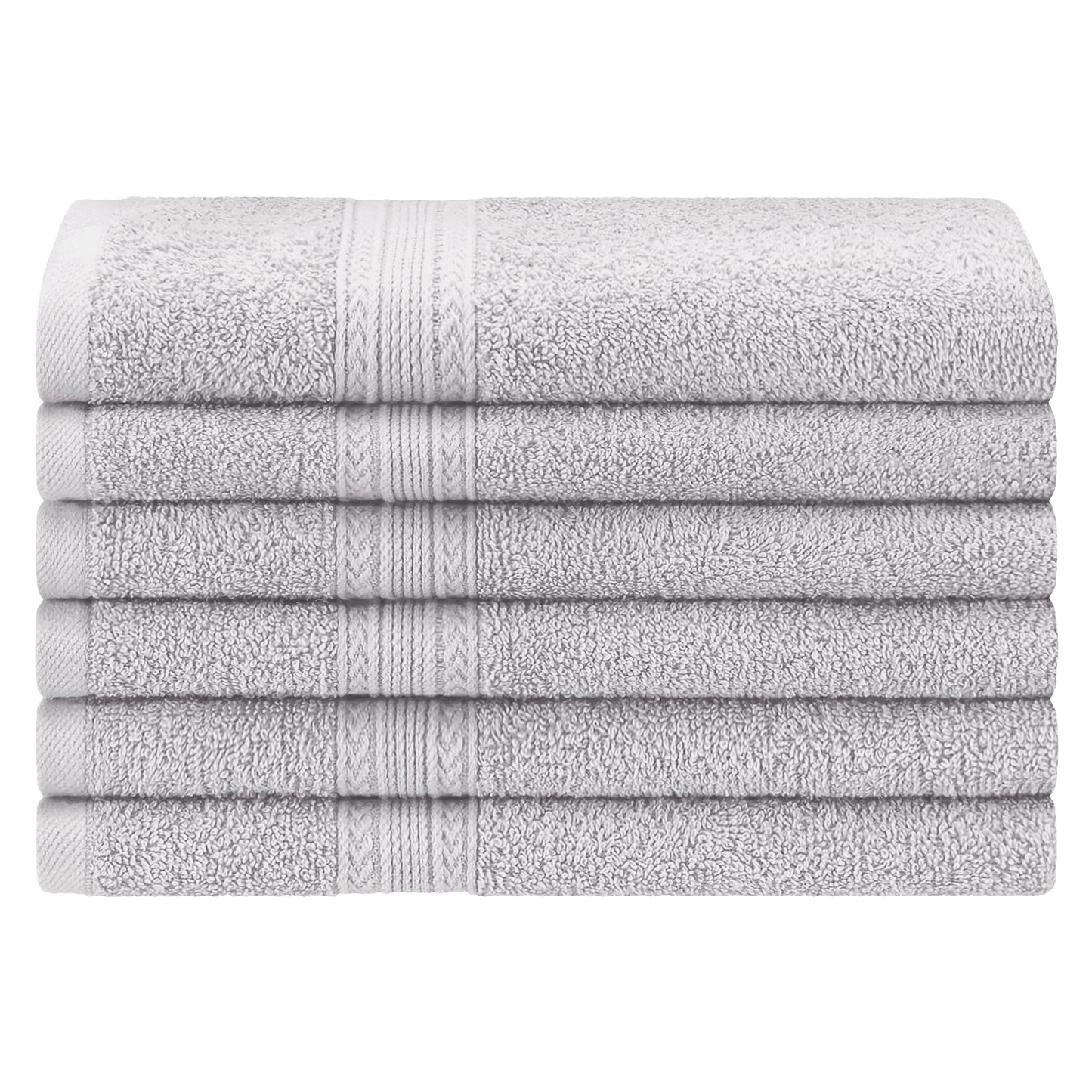 Superior Eco Friendly Cotton Soft and Absorbent Hand Towel - (Set of 6)