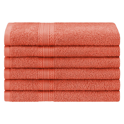 Superior Eco Friendly Cotton Soft and Absorbent Hand Towel - (Set of 6)