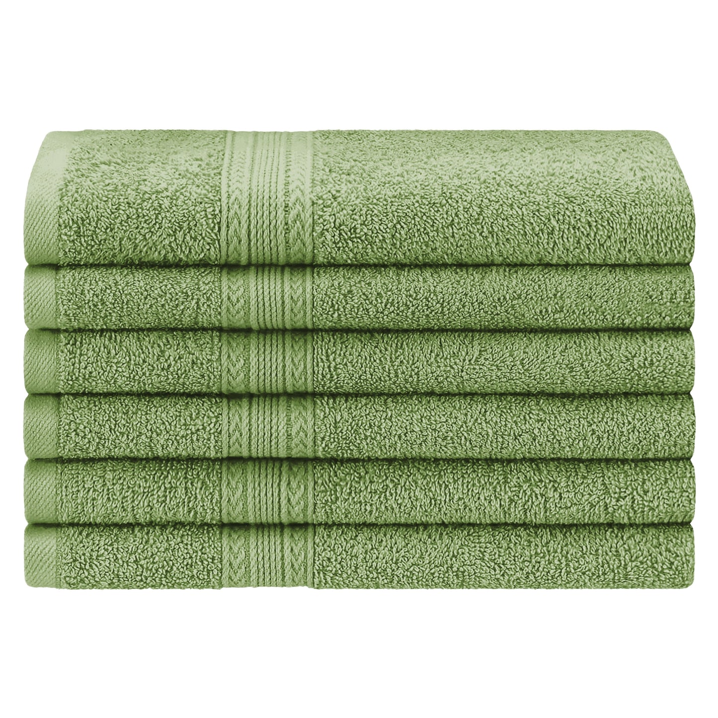 Superior Eco Friendly Cotton Soft and Absorbent Hand Towel - (Set of 6)