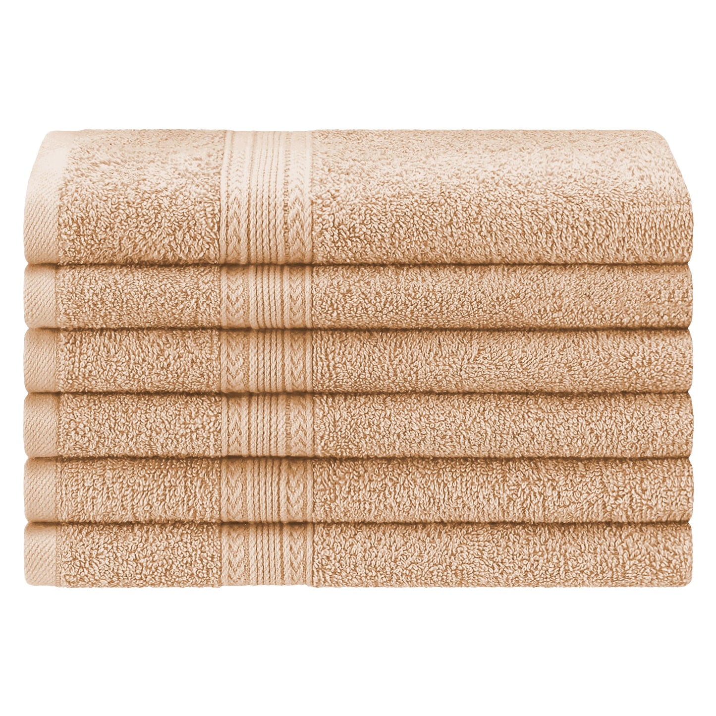Superior Eco Friendly Cotton Soft and Absorbent Hand Towel - (Set of 6)