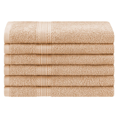 Superior Eco Friendly Cotton Soft and Absorbent Hand Towel - (Set of 6)