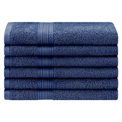 Superior Eco Friendly Cotton Soft and Absorbent Hand Towel - (Set of 6)
