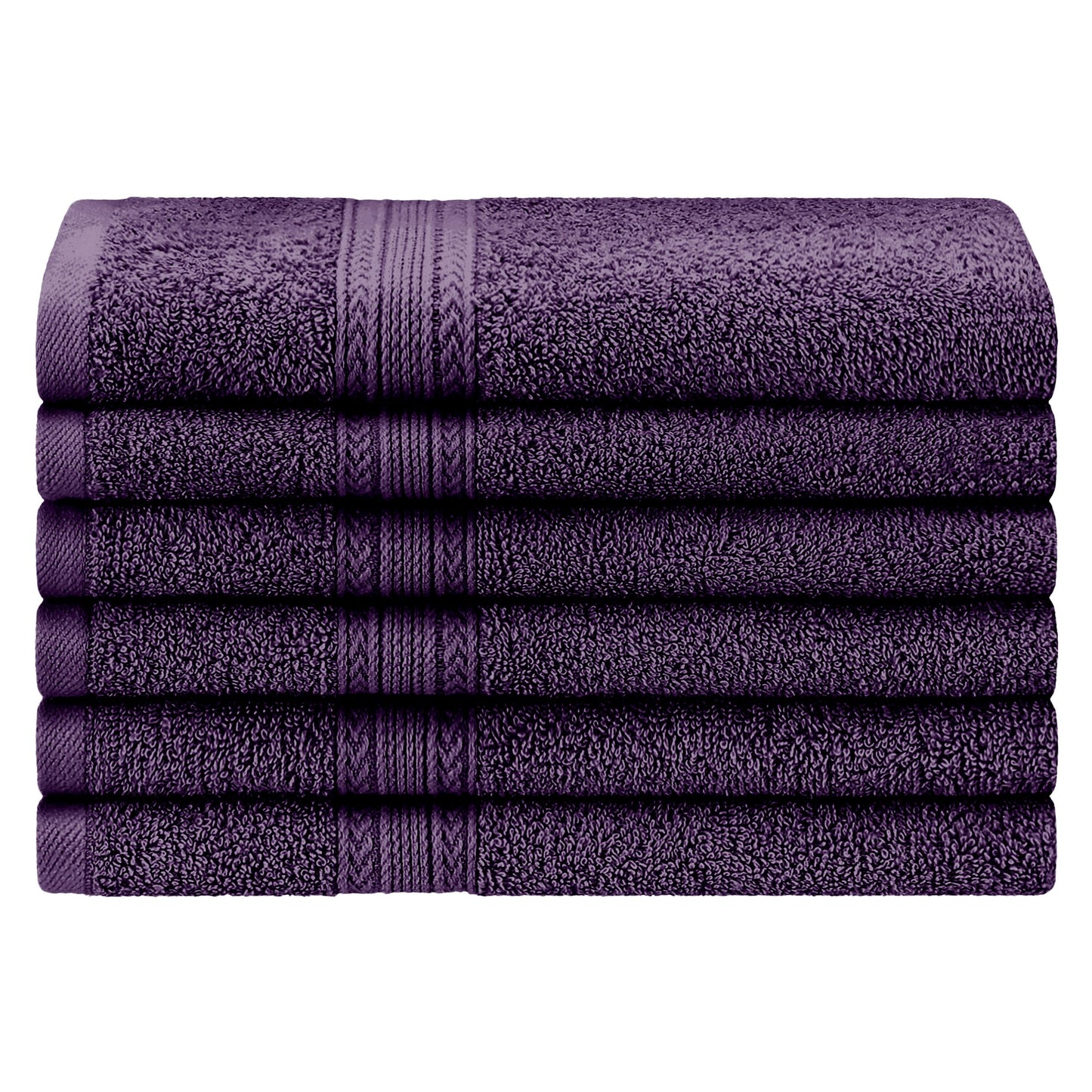 Superior Eco Friendly Cotton Soft and Absorbent Hand Towel - (Set of 6)