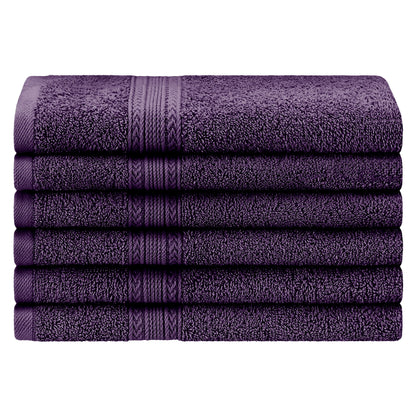 Superior Eco Friendly Cotton Soft and Absorbent Hand Towel - (Set of 6)