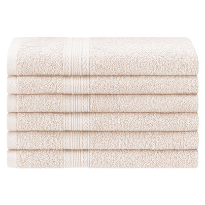 Superior Eco Friendly Cotton Soft and Absorbent Hand Towel - (Set of 6)