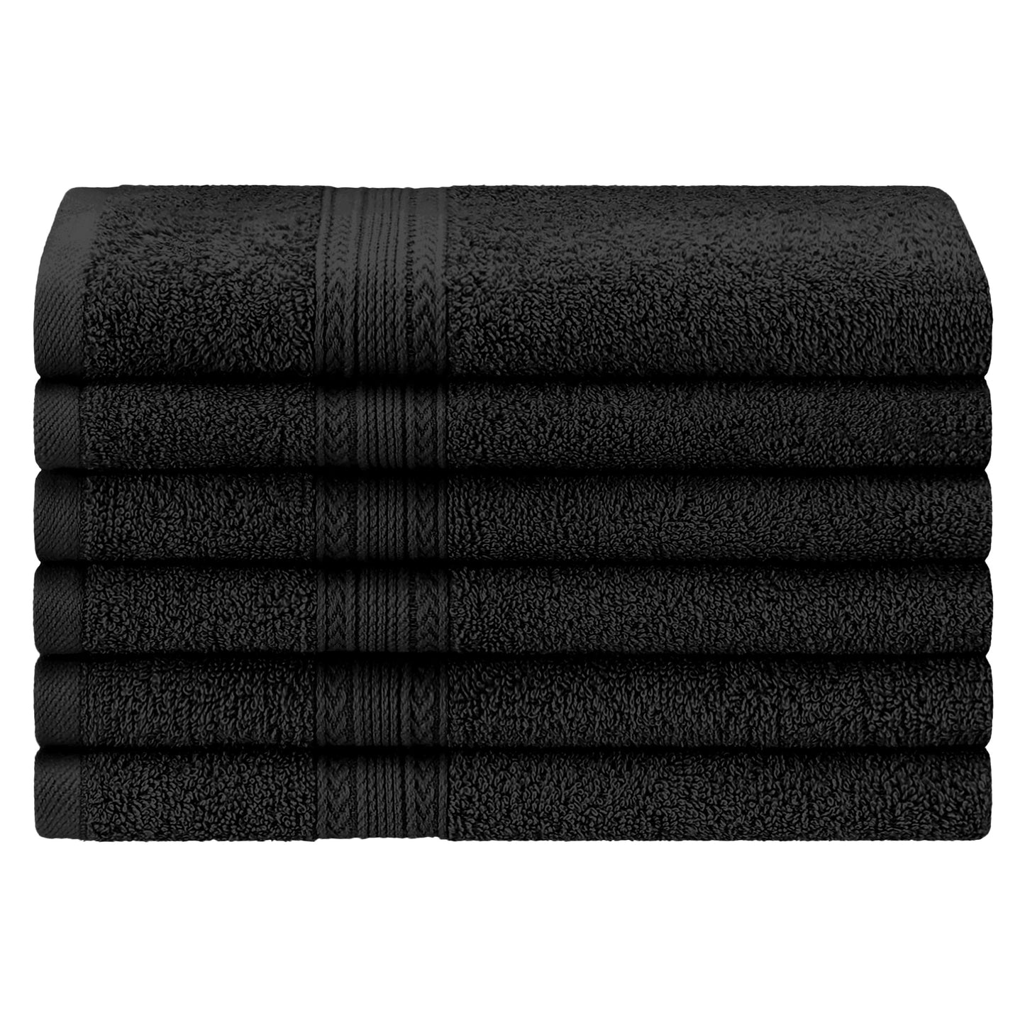 Superior Eco Friendly Cotton Soft and Absorbent Hand Towel - (Set of 6)