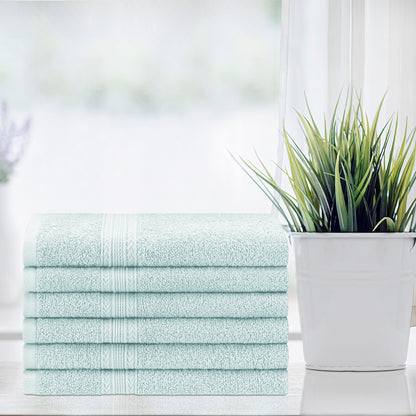 Superior Eco Friendly Cotton Soft and Absorbent Hand Towel - (Set of 6)