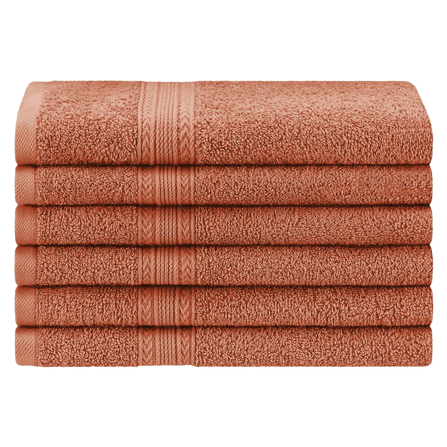 Superior Eco Friendly Cotton Soft and Absorbent Hand Towel - (Set of 6)