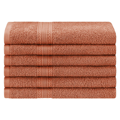 Superior Eco Friendly Cotton Soft and Absorbent Hand Towel - (Set of 6)