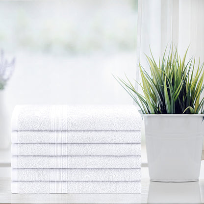 Superior Eco Friendly Cotton Soft and Absorbent Hand Towel - (Set of 6)