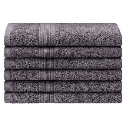 Superior Eco Friendly Cotton Soft and Absorbent Hand Towel - (Set of 6)