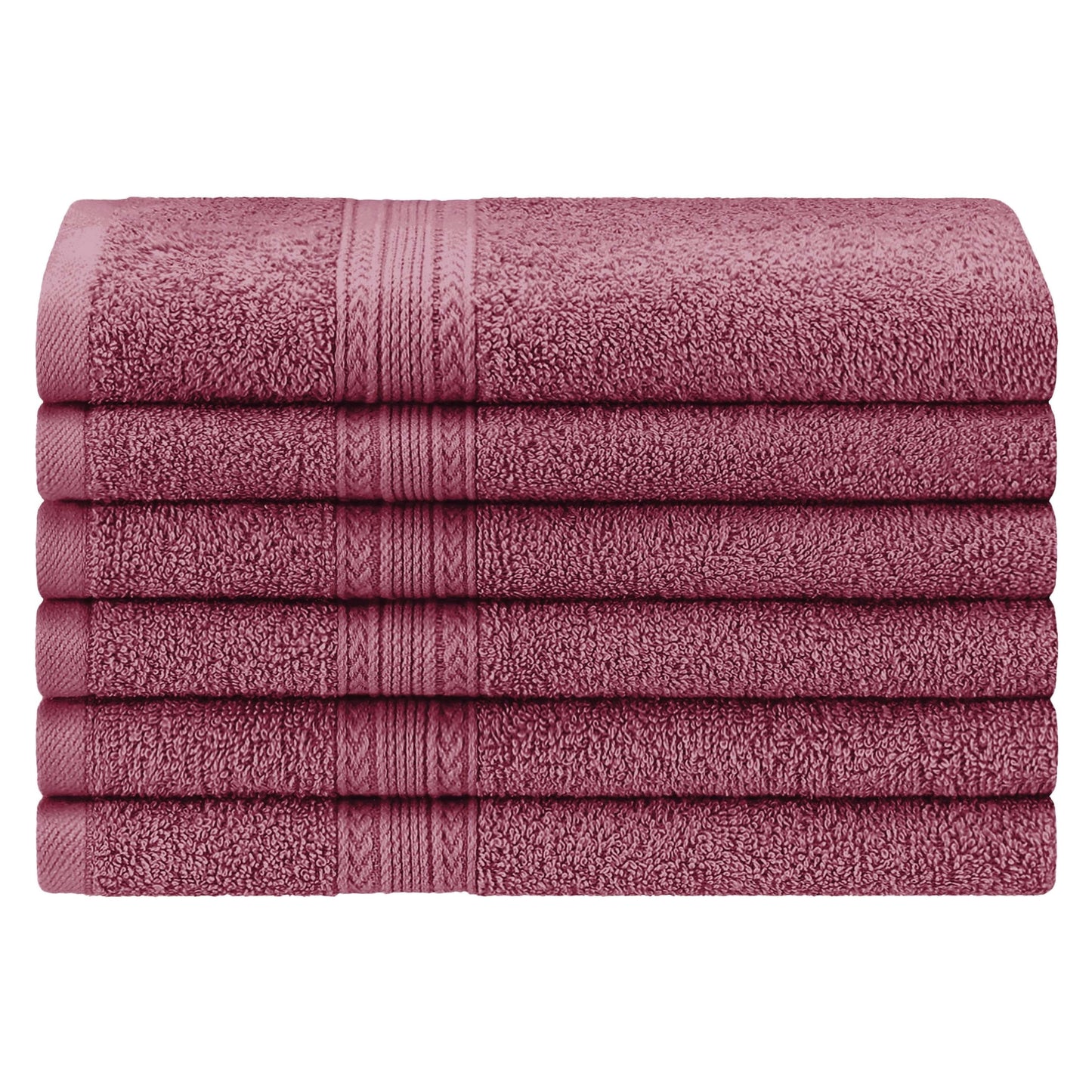 Superior Eco Friendly Cotton Soft and Absorbent Hand Towel - (Set of 6)