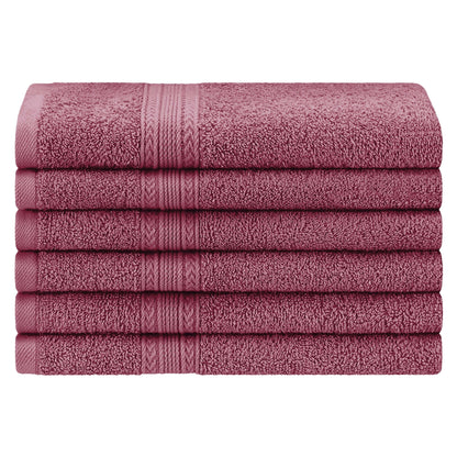 Superior Eco Friendly Cotton Soft and Absorbent Hand Towel - (Set of 6)