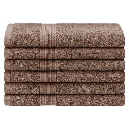 Superior Eco Friendly Cotton Soft and Absorbent Hand Towel - (Set of 6)