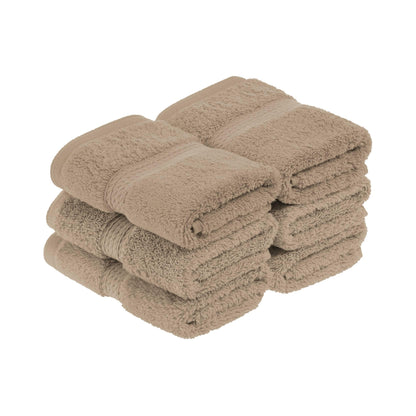 Superior Egyptian Cotton Pile Heavyweight Face Towel Set of 6