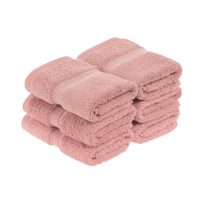 Superior Egyptian Cotton Pile Heavyweight Face Towel Set of 6