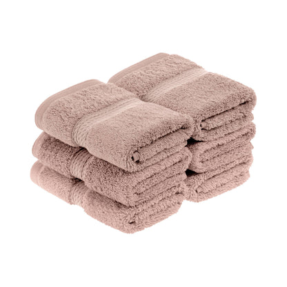 Superior Egyptian Cotton Pile Heavyweight Face Towel Set of 6