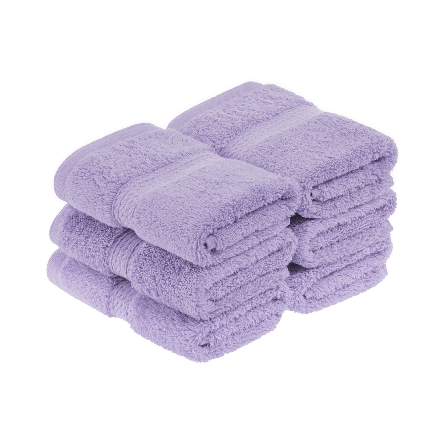Superior Egyptian Cotton Pile Heavyweight Face Towel Set of 6