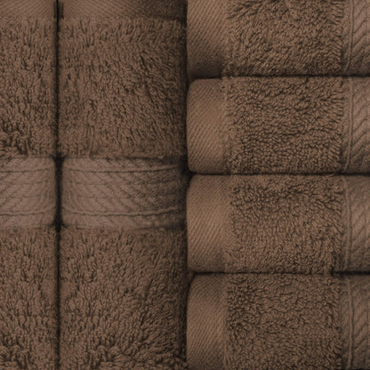 Superior Egyptian Cotton Pile Heavyweight Face Towel Set of 6