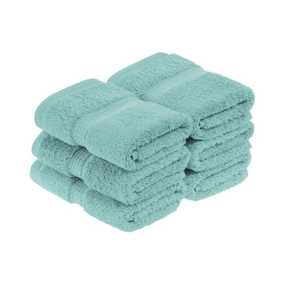 Superior Egyptian Cotton Pile Heavyweight Face Towel Set of 6