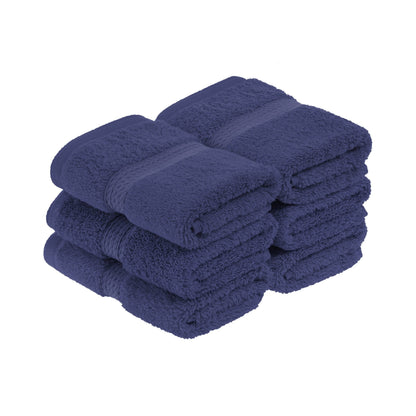 Superior Egyptian Cotton Pile Heavyweight Face Towel Set of 6