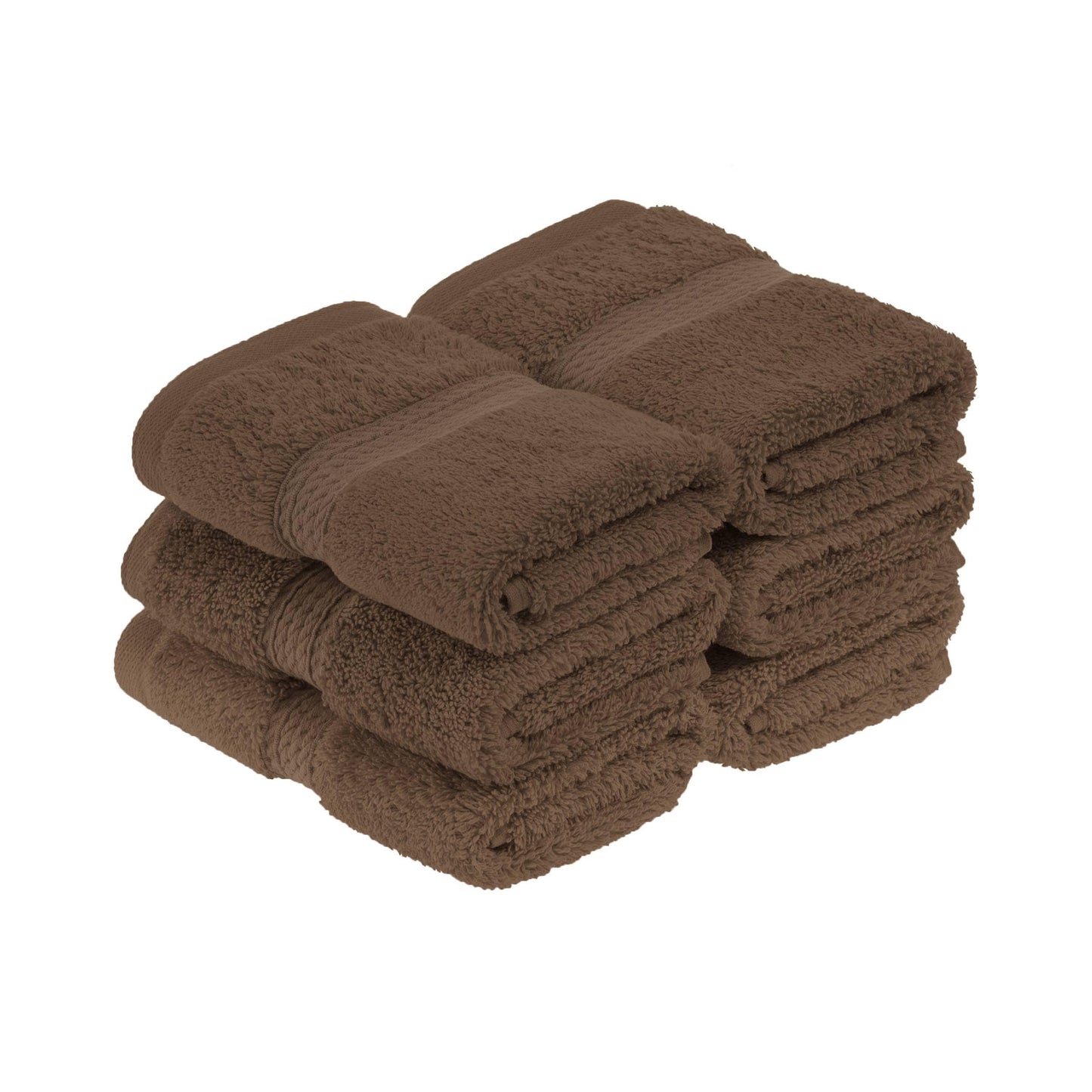 Superior Egyptian Cotton Pile Heavyweight Face Towel Set of 6
