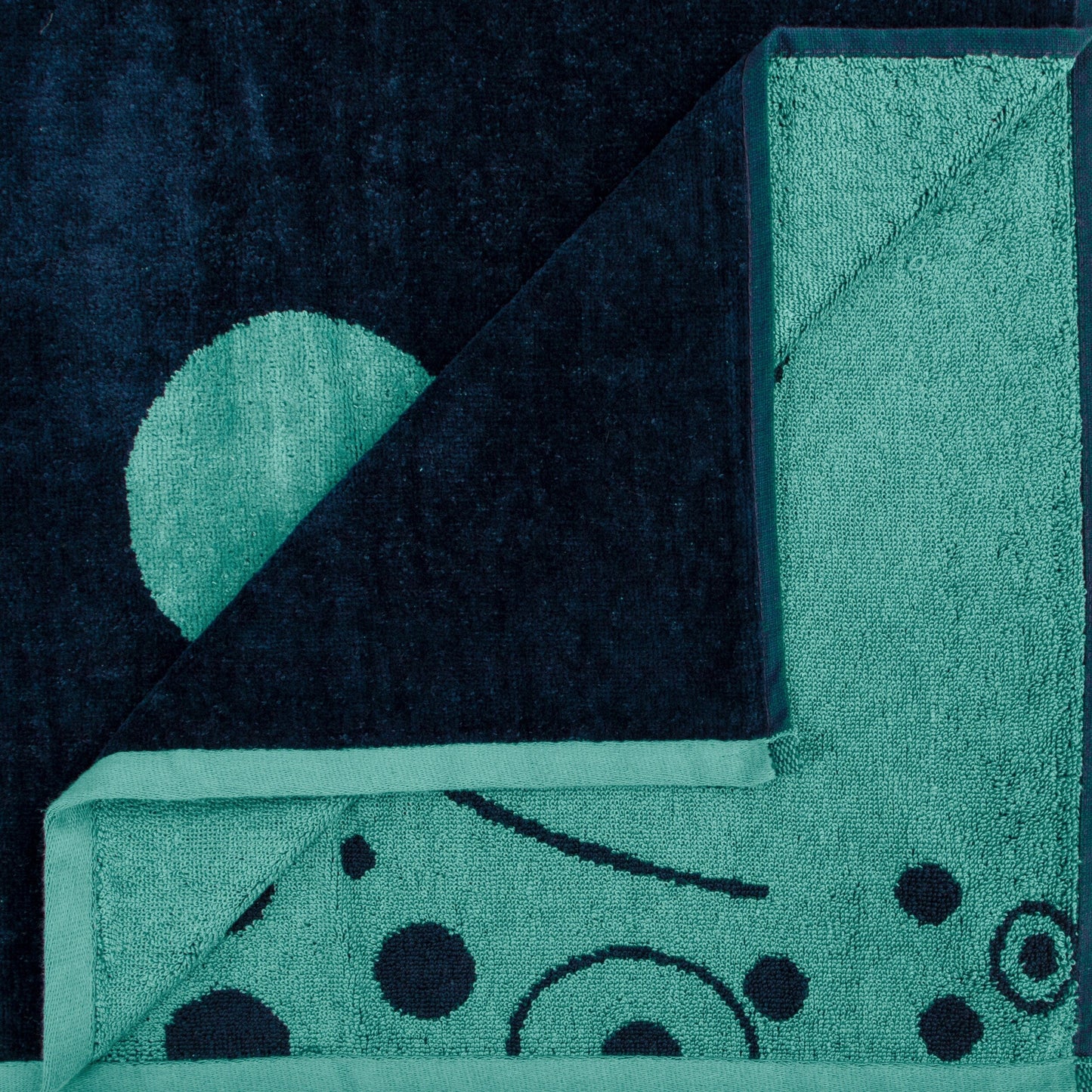 Mystic Dolphin Cotton Oversized 2-Piece Beach Towel Set by Superior