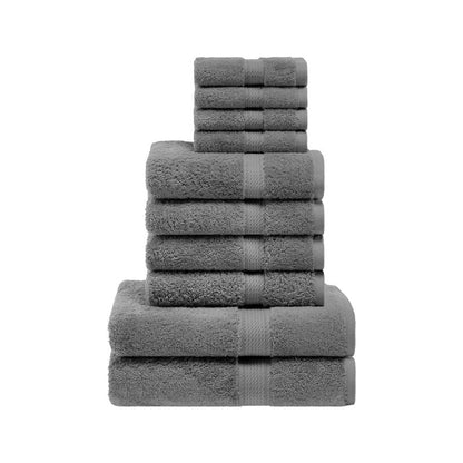 Superior Egyptian Cotton Pile Heavyweight 10-Piece Towel Set