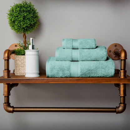 Superior Egyptian Cotton Pile Heavyweight 3-Piece Towel Set