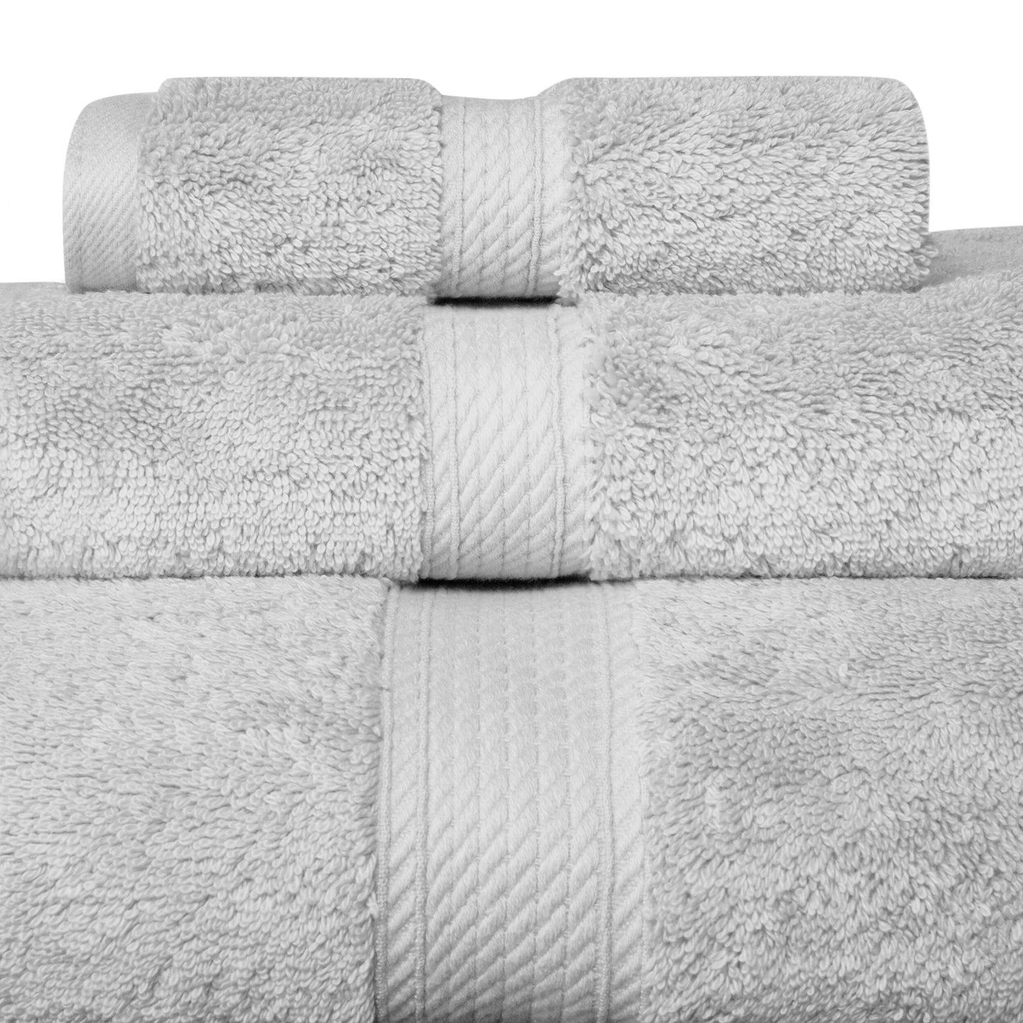 Superior Egyptian Cotton Pile Heavyweight 3-Piece Towel Set